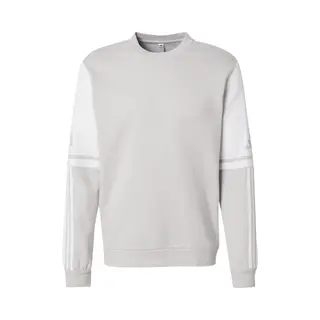 Adidas Men's SQUADRA25 Sweat Crew, Team Light Grey/white, S