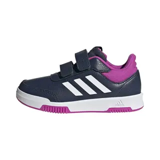 Adidas Unisex Kids Tensaur Hook And Loop Shoes, Shadow Navy/Cloud White/Flash Pink, 1 Uk