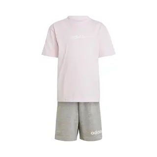 Adidas Sportswear Trainingspak Grijs Gemêleerd / Rosa / Wit