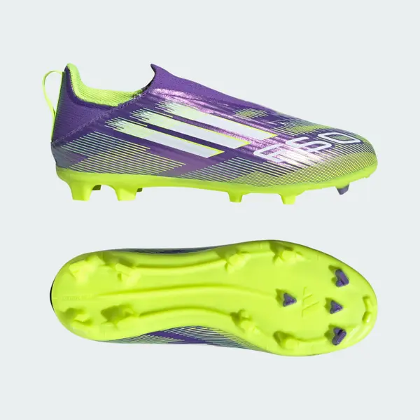 Fußballschuhe Ohne Schnürsenkel Für Kinder Adidas F50 League Fg/Mg thumbnail