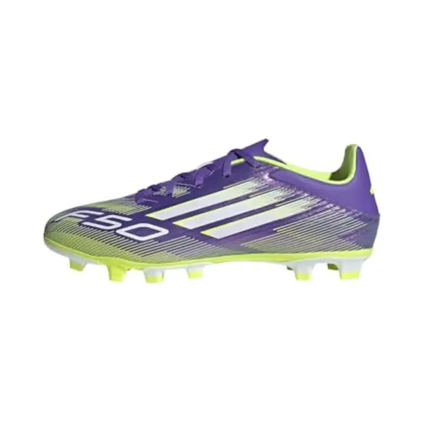 Adidas F50 Club FxG Radiant Blaze - Lila/Weiß/Gelb, Größe 44 thumbnail