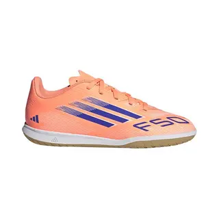 Adidas F50 Club In Coral Blaze - Orange/Blau/Weiß Kinder - Halle (Ic), Größe 35