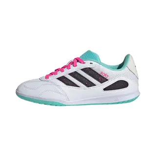 Adidas Super Sala Iii Ic - Weiß/Schwarz/Flash Aqua Kinder - Halle (Ic), Größe 36