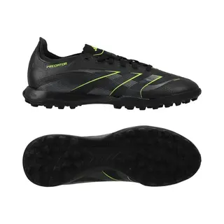 Adidas Unisex Predator League Turf Football Boots, Core Black/Carbon/Lucid Lemon, 44 Eu