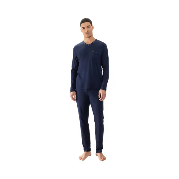 Mey Pyjama Yacht Blue, Effen thumbnail
