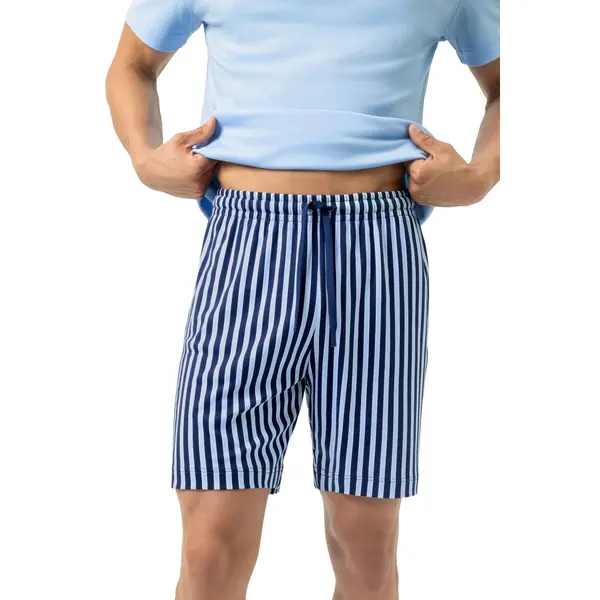 Mey - Graphic Stripes - Schlafanzug Hose (Xxl Far Blue) thumbnail