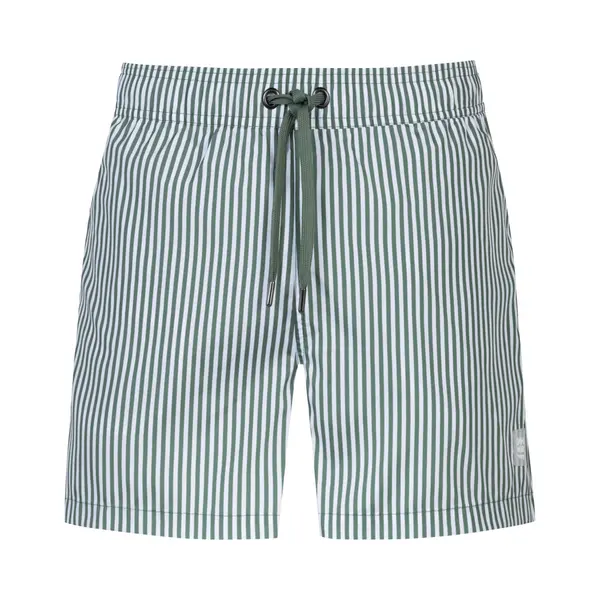 Mey Zwemshorts 'Seaside Stripe' Donkergroen / Wit thumbnail
