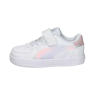 Puma Caven 2.0 Holo Kinder Sneaker Weiß/grau/rosa - 22