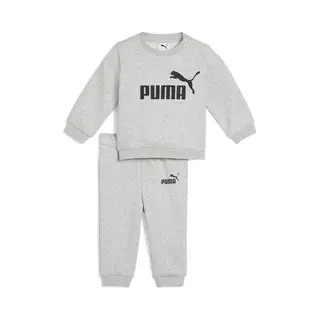 Puma, Jongens, Baby Pyjama, Minicats Ess Crew Set Fl Inf, Grijs, (80)