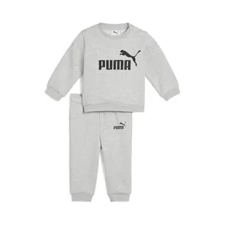 Puma Unisex Baby Minicats Ess Crew Set Fl Inf Gestrickte Anzüge, Light Gray Heather, 98