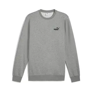 Puma Mens Small No. 1 Logo Fl Crew Sweats, Medium Gray Heather, M Eu