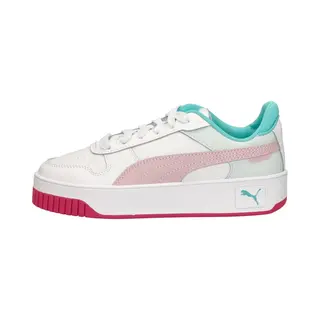 Puma Carina Street Sneakers Wit Leer - Dames - Maat 39
