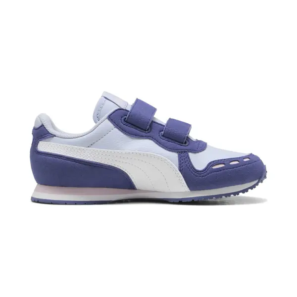 Puma Cabana Racer Sl 20 V Ps Sneaker, Kaltes Wetter, Weiß-Blau, Kristall-Rosen-Malvenfarben, 1 Kind Aus Großbritannien thumbnail