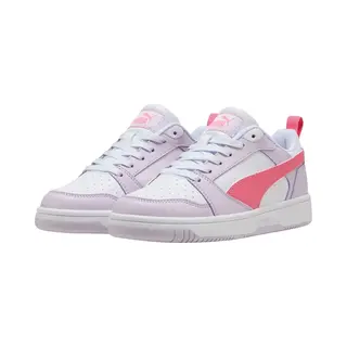 Puma Unisex Kinder Rebound V6 Lo Jr Sneaker, Lilac Frost Magic Rose Puma White, 38.5 Eu