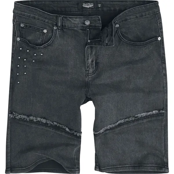 Rock Rebel By Emp Shorts - Shorts With Used Details - 29 Tot 34 - Voor Mannen - Zwart thumbnail