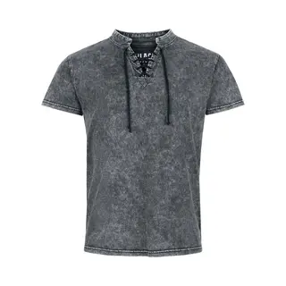 Black Premium By Emp Essential T-shirt With Lacing Detail T-Shirt Black