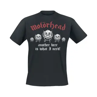 Motörhead 50th Another Beer Lemmy's Lounge T-Shirt Black