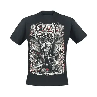 Ozzy Osbourne Angel Goth T-Shirt Black