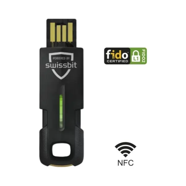 Swissbit IShield Key 2 FIDO2 Usb-A thumbnail