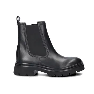 Gabor Marrisa Black Leather Womens Chelsea Boots 71.850.27 In A Plain Leather In Size 6