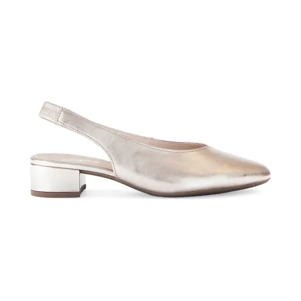Gabor Mack Champagne Womens Slingback Shoes 81.520.62 In A Plain Leather In Size 7 thumbnail