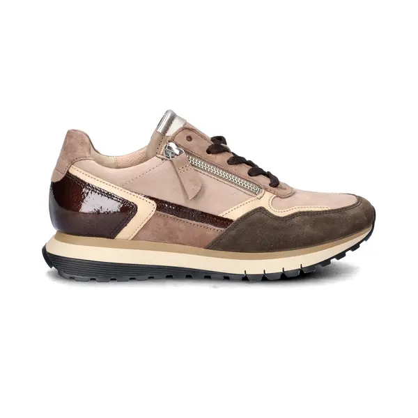 Gabor Comfort Optifit Dames Sneaker - Taupe - Maat 39 thumbnail