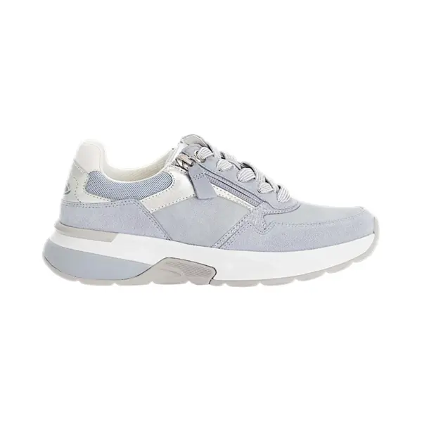 Gabor Baskets Basses Pour Femme, Lagune Silver 36, 37.5 Eu thumbnail