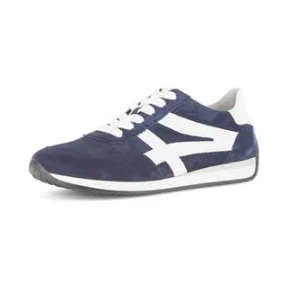 Gabor Lage Sneakers Voor Dames, Marinewit 36, 38, 5 Eu Large