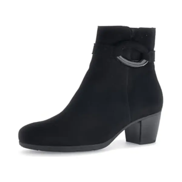 Gabor 'equity' Heeled Ankle Boots In Black thumbnail