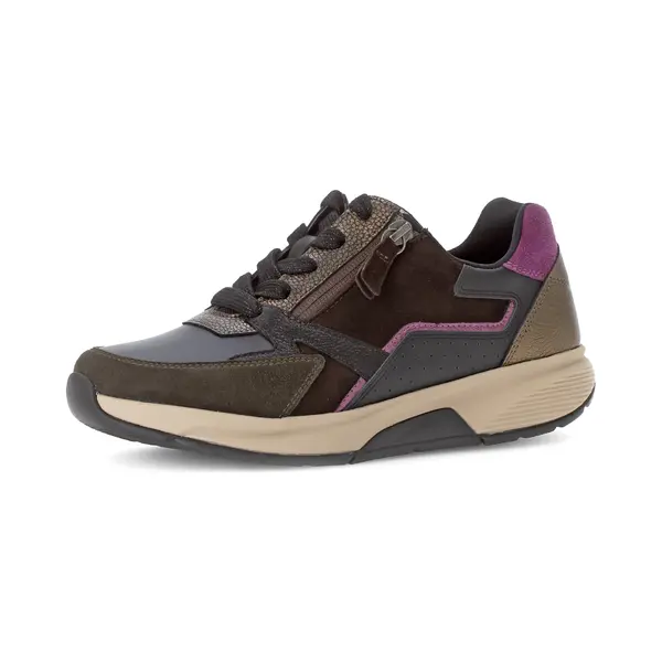 Gabor Adora Rolling Soft Multi Coloured Womens Trainers 76.878.63 In A Plain Leather In Size 4 thumbnail