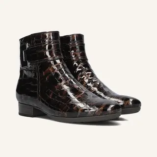 Gabor 712 Enkellaarsjes - Enkelboots Met Rits - Dames - Taupe - Maat 43