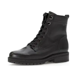 Gabor Damen Chelsea Boots, Frauen Stiefeletten, Komfortable Mehrweite (H), Schlupfstiefel, flach, Stiefel, Bootee, schwarz (Micro), 37 Eu / 4 Uk