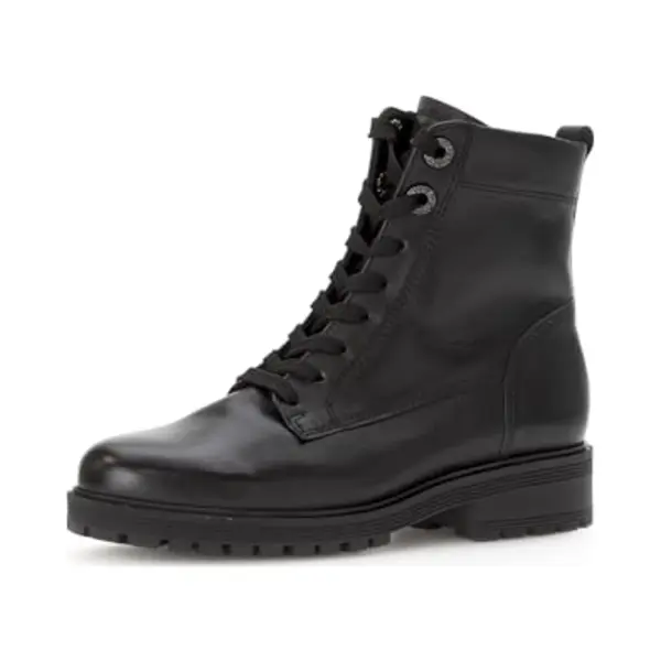 Gabor Damen Chelsea Boots, Frauen Stiefeletten, Komfortable Mehrweite (H), Schlupfstiefel, flach, Stiefel, Bootee, schwarz (Micro), 37 Eu / 4 Uk thumbnail