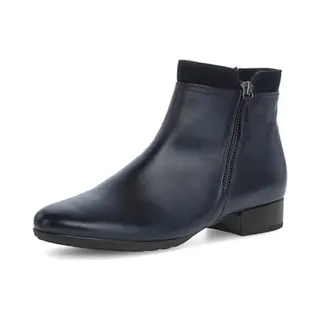 Gabor Briano Bolan Breck Navy Leather Womens Heeled Boots 72.718.56