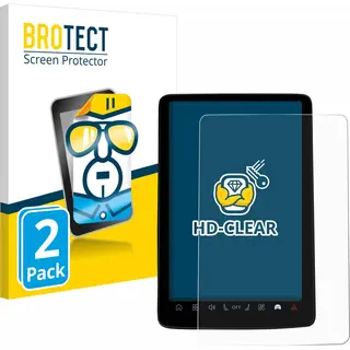 Brotect - Screenprotector Voor Volvo EX30 12.3" - Folie Beschermfolie Transparant 2 Stuks