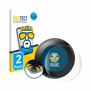 Brotect - Screenprotector Voor Google Nest Learning Thermostat - Folie Beschermfolie Transparant Volledig Dekking - 2 Stuks