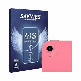 Savvies 6 Pack Screen Protector Compatible With Apple IPad A16 11" WiFi 2025 (Only Camera Lens, 11th Gen.) Protection Film Clear