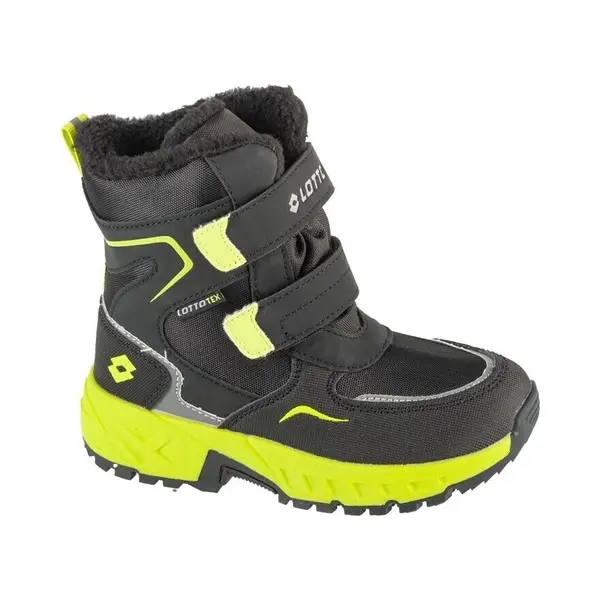 Lotto Stylecode, 2600490K Alstyne Tex K Unisex Kids Halblange Stiefel Black/Lime 29 thumbnail