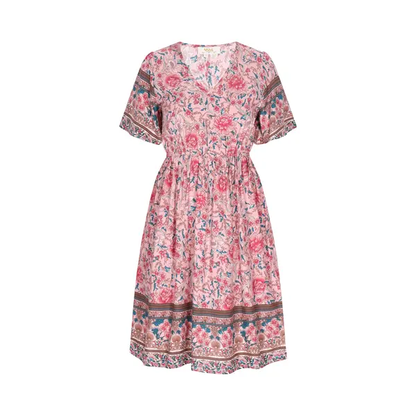 Usha Festival Jurk Gemengde Kleuren / Rosé thumbnail
