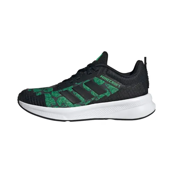 Adidas Unisex Kids Minecraft Fortarun 4.0 Shoes Junior, Core Black/core Black/Ftwr White, 5 Uk thumbnail