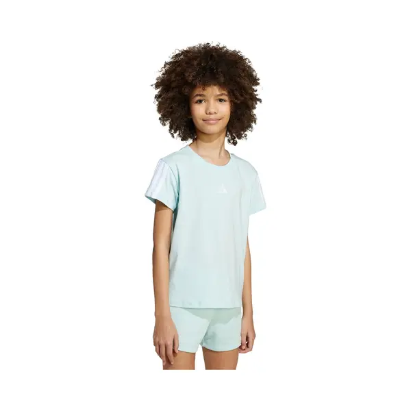 Adidas Mädchen Essentials T-Shirt, Halo Mint/White, 7-8 Years thumbnail