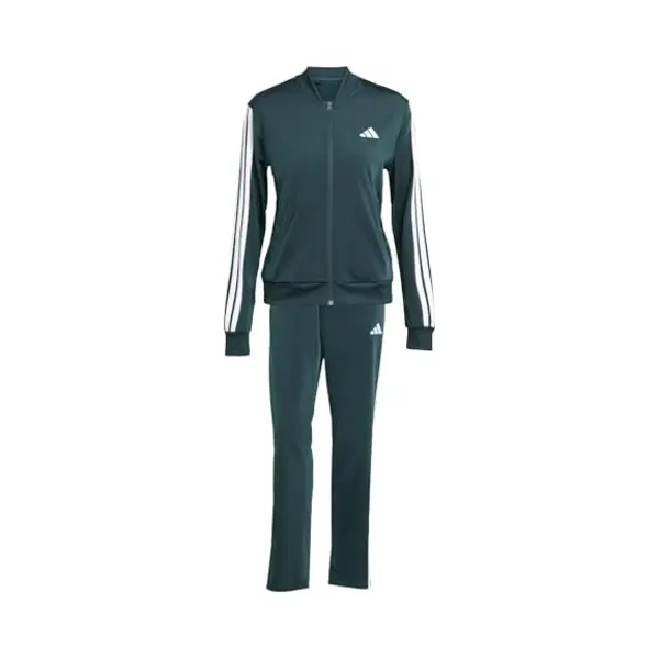 Adidas Damen Essentials 3-Stripes Tracksuit, Aurora Ivy, S thumbnail