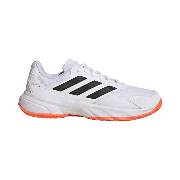 Adidas CourtJam Control 3 Clay Court Shoe Men-white, Orange White, Size, 10 thumbnail