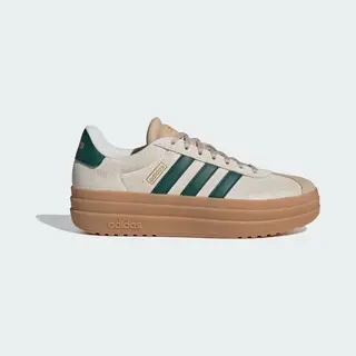 Adidas Damen Vl Court Bold Shoes, Cream White/Collegiate Green/Magic Beige, 39 1/3 Eu