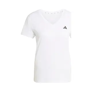 Adidas Women's Workout Essentials V-Neck T-Shirt, White, S