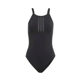 Adidas Performance 3-Stripes High Neck 2-Way Straps Peachsoft Badpak - Dames - Zwart