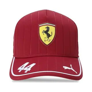 Puma Scuderia Ferrari F1 2025 Lewis Hamilton Kappe - Rot - Einheitsgröße