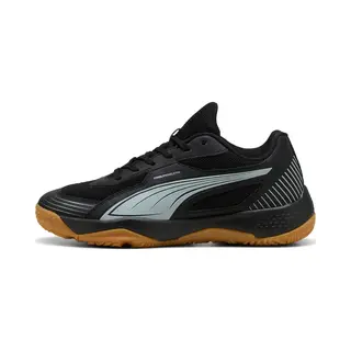 Puma Unisex Kinder Solarflash Iii Jr Indoor Court Shoe, Puma Black Cool Light Gray, 34 Eu