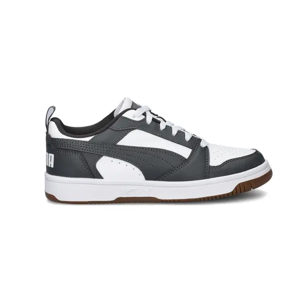 Puma Rebound V6 Lo Jr Sneaker, White-Dusky Gray-Gum, 39.5 Eu thumbnail