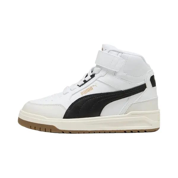 Puma Shuffle Downtown Mid Ac+ Ps Sneaker, White Black-Vapor Gray, 29.5 Eu thumbnail